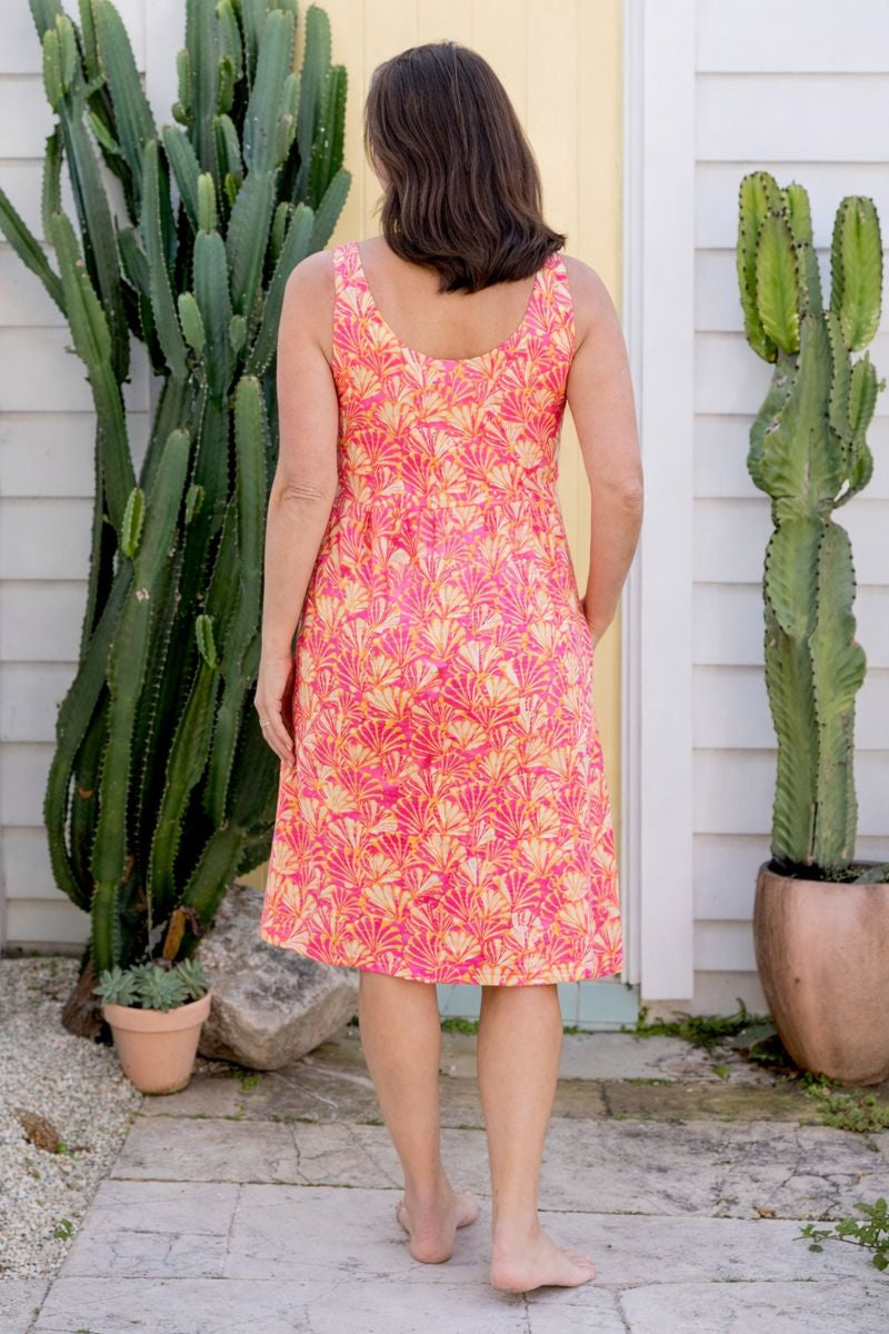 Shell Cotton Beach Dress