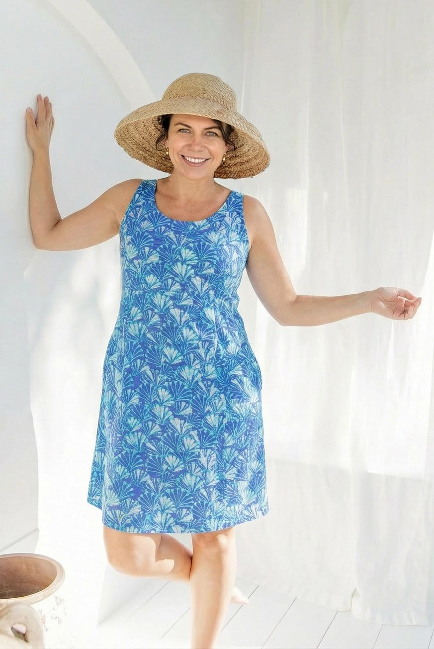 Shell Cotton Beach Dress