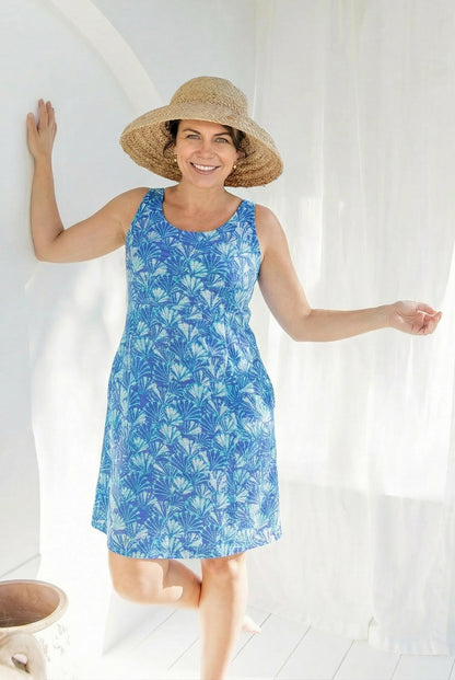 Shell Cotton Beach Dress