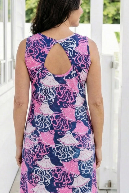 Frilly Fish Cotton Beach Dress