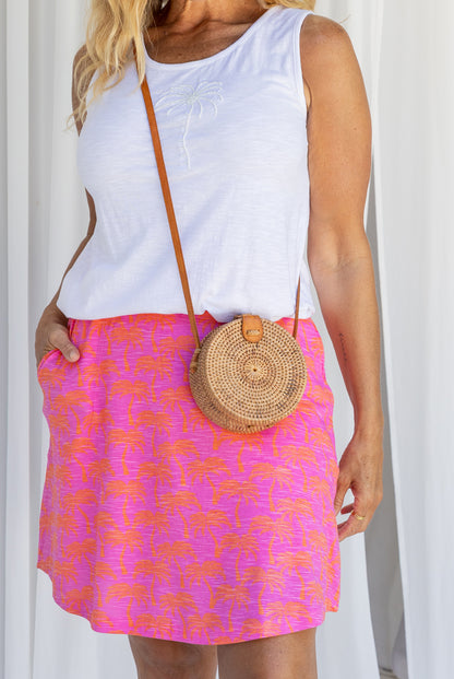 Palm Tree Skort