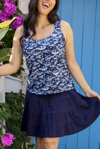 Ruffle Cotton Skirt KV545