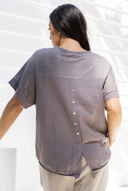 Bella Pure Linen Tee