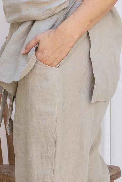 Alba Pure Linen Pants