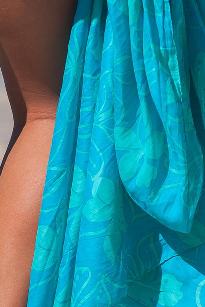 Tropical Printed Cotton Sarong Pareo