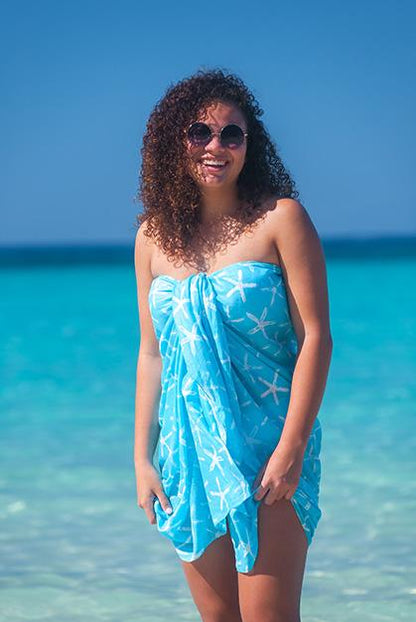 Wishes Printed Cotton Sarong Pareo