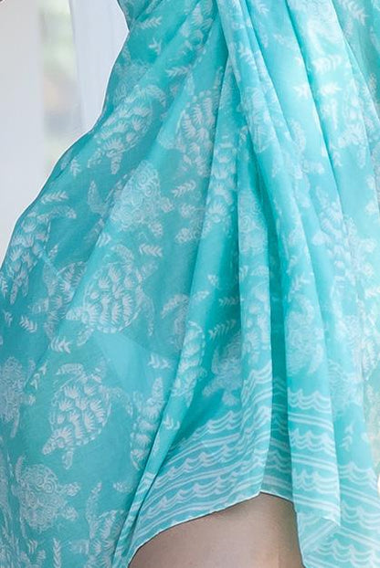 Fireworks Turtle Printed Cotton Sarong Pareo