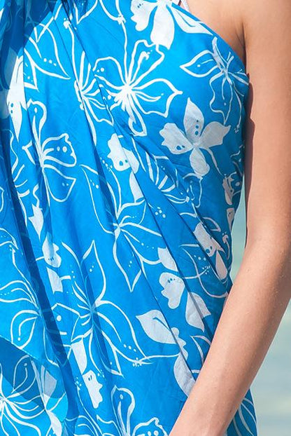 Tropical Printed Cotton Sarong Pareo