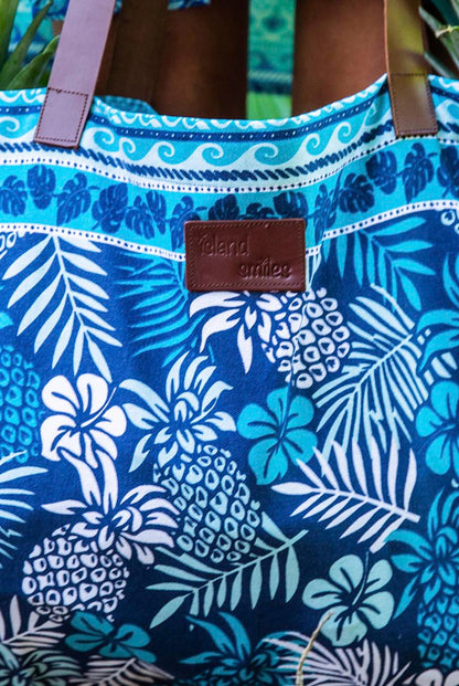 Pina Colada Cotton Beach Bag KVBBPC