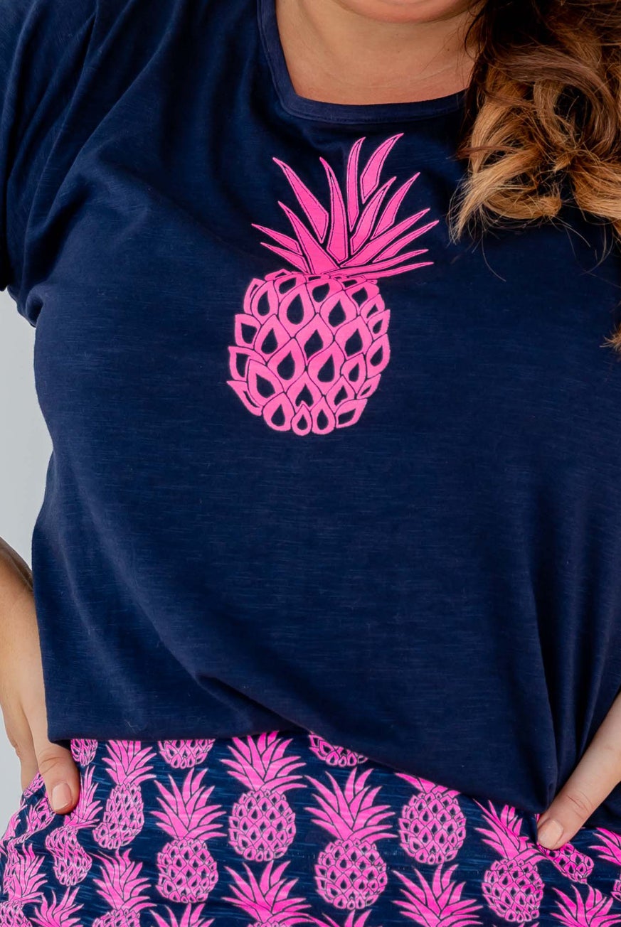 Pineapple Cotton Beach Tee