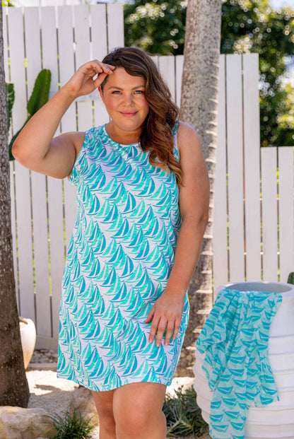 Sailaway Cotton Vacation Dress