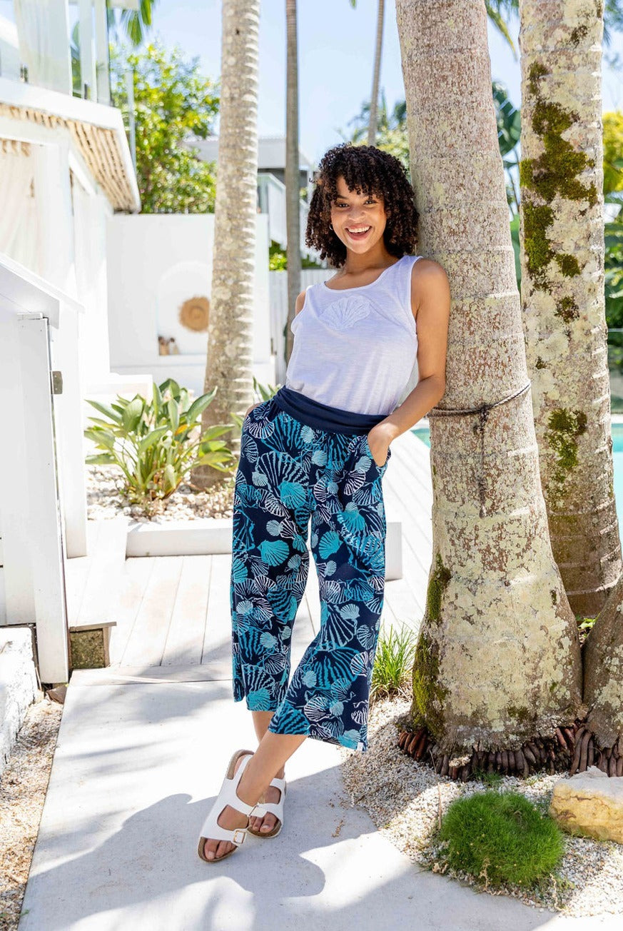 Ocean Floor Cotton Beach Pants