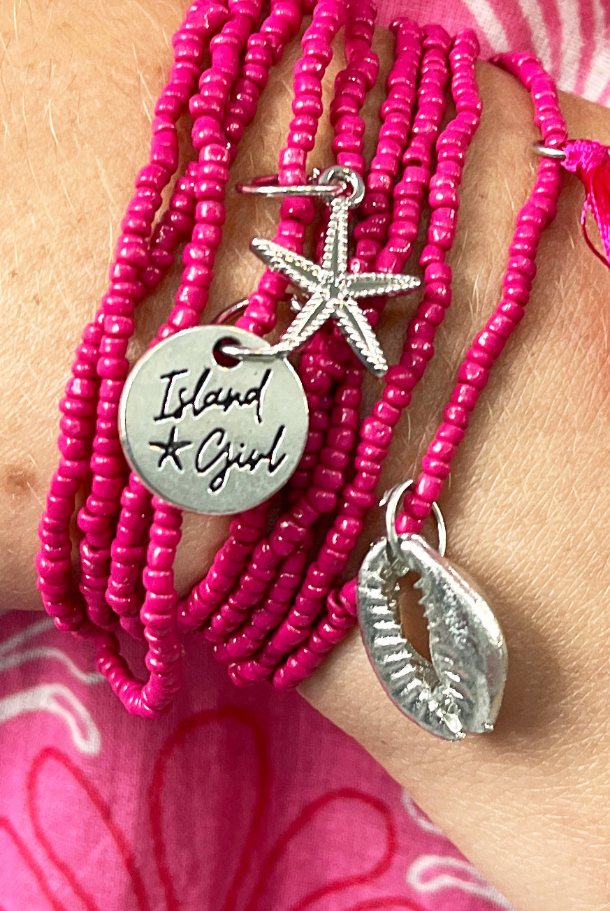 Island Girl Beaded Beach Bracelet