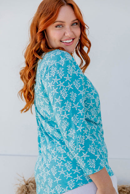 Atoll Long Sleeve Cotton Top