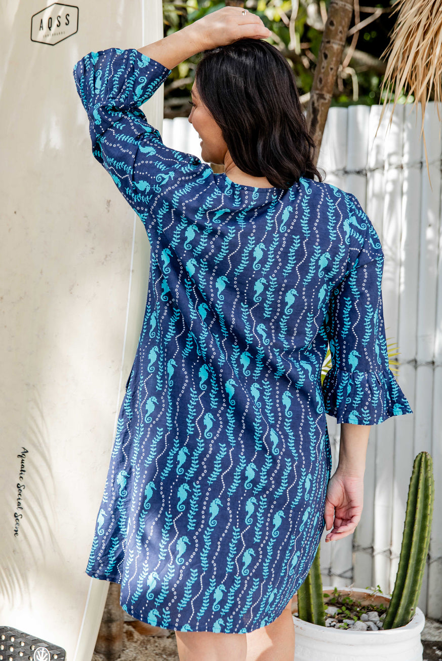 SeaGarden Cotton Tunic Dress