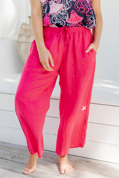 Linen Beach Pants KV543