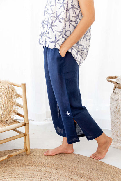 Linen Beach Pants KV543