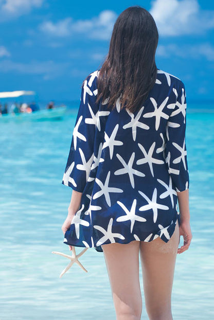 Starfish Pure Cotton Beach Tunic Cover up