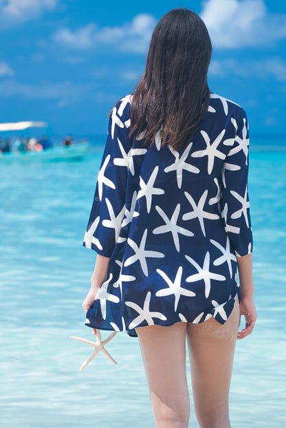 Starfish Pure Cotton Beach Tunic Cover up KV295